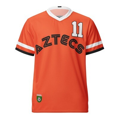 Official Los Angeles Aztecs™ Stylo Matchmakers® NASL™ Number 11 George Best Recycled Soccer Jersey