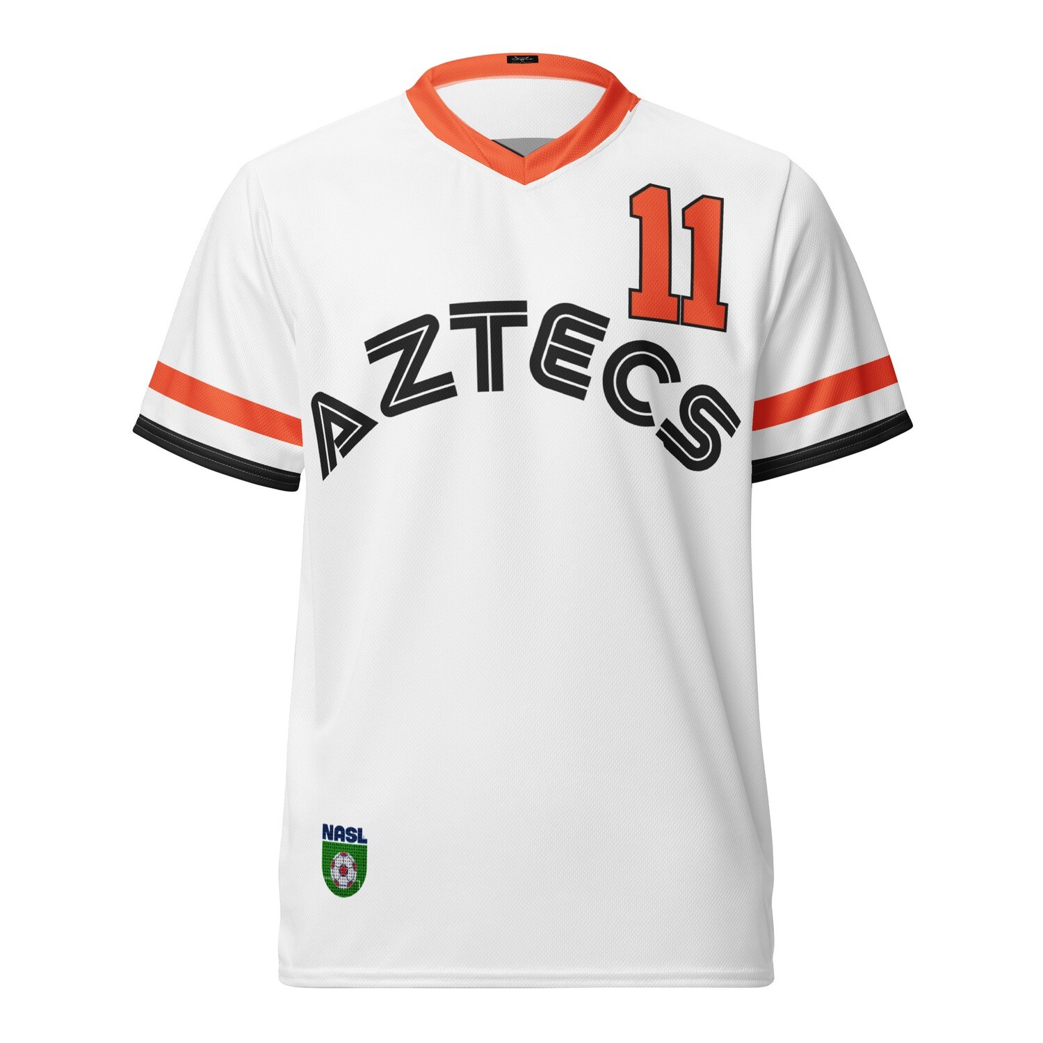 Official Los Angeles Aztecs™ Stylo Matchmakers® NASL™ Number 11 George Best Recycled Soccer Jersey