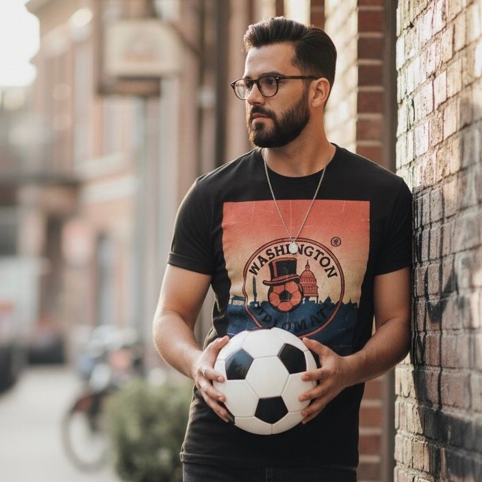 Washington Diplomats® NSL® Logo T-Shirt | Football Is For The Fans