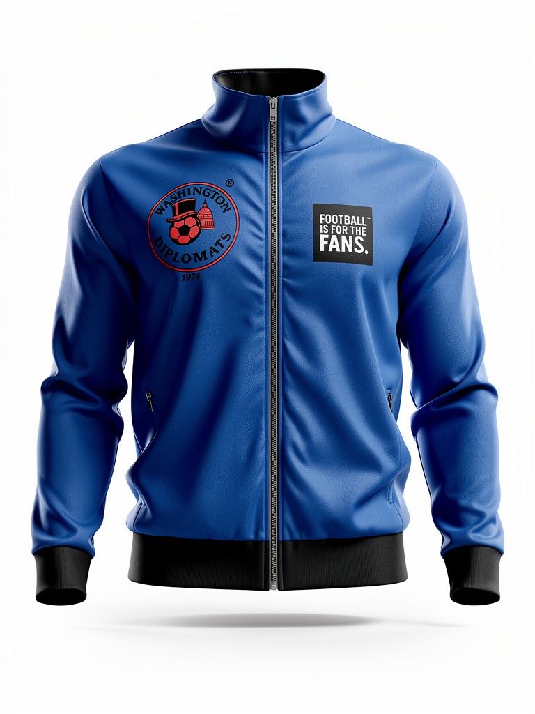 Washington Diplomats 1974® Track Jacket | Football Is For Fans™ Collection Washington Diplomats 1974® Track Jacket | Football Is For Fans™ Collection