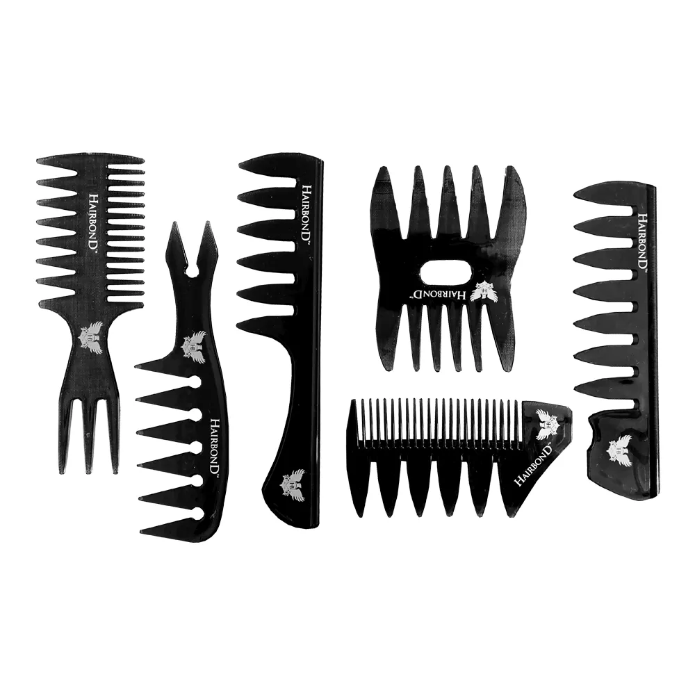 Hairbond Professional 6-Piece Comb Set