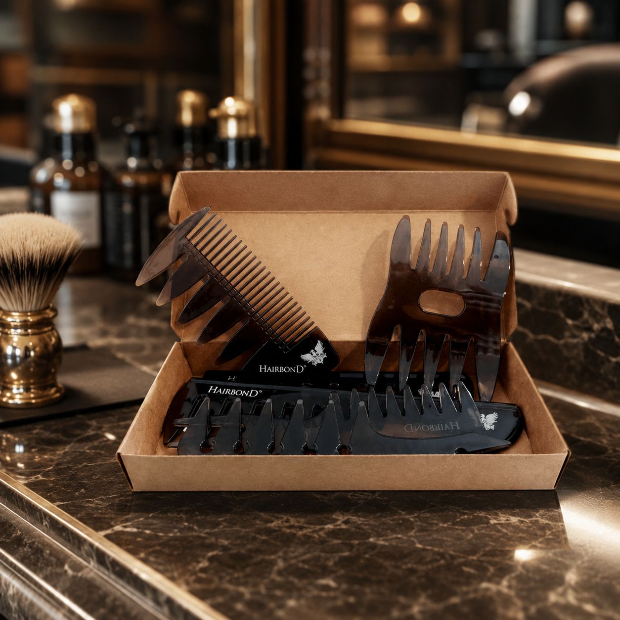 Hairbond Professional 6-Piece Comb Set