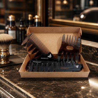 Hairbond Professional 6-Piece Comb Set