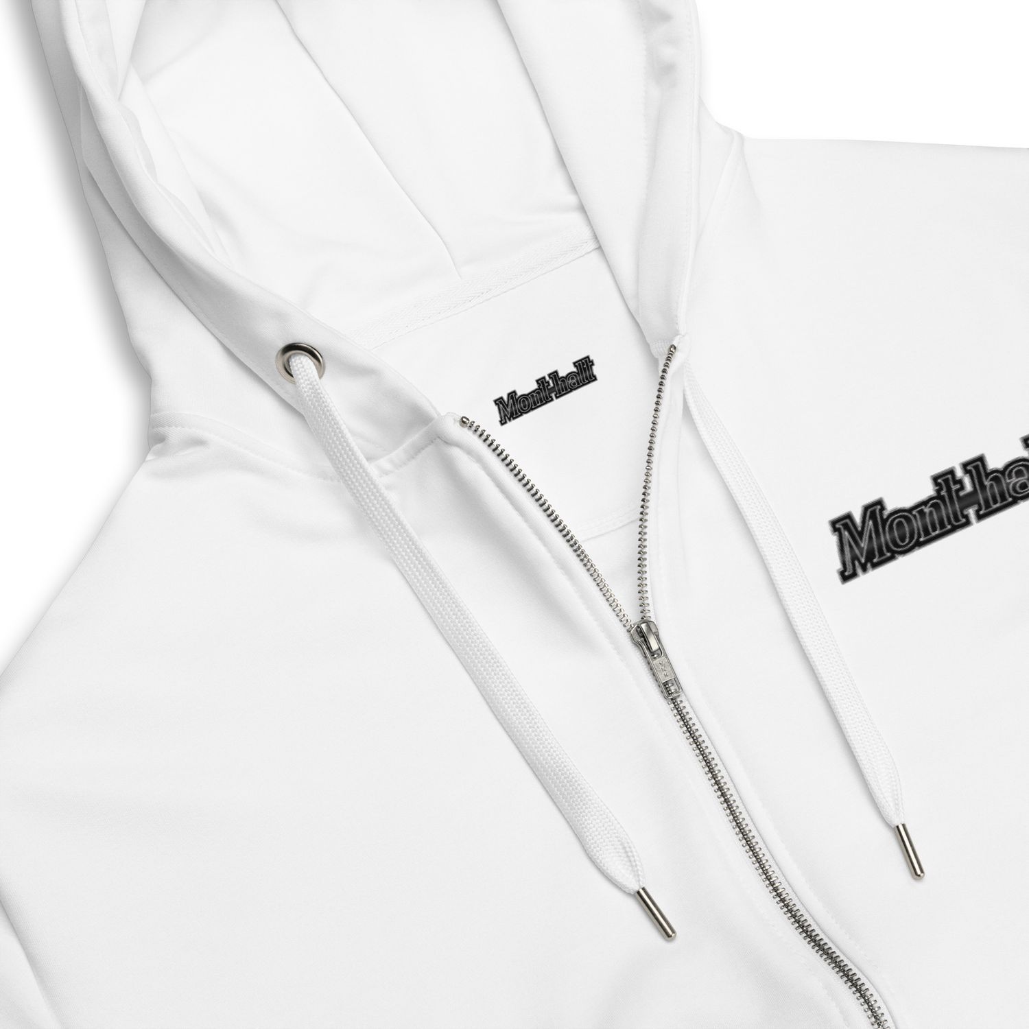 Monthalt® Pure White Heritage Zip Hoodie Monthalt® Pure White Heritage Zip Hoodie