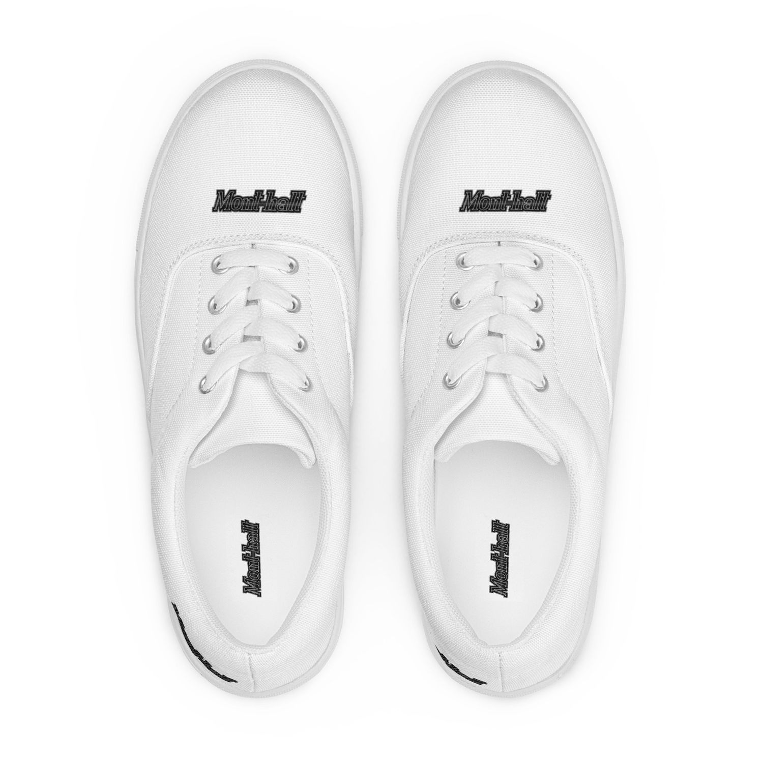 Monthalt® Pure White Heritage Canvas Lace-Ups