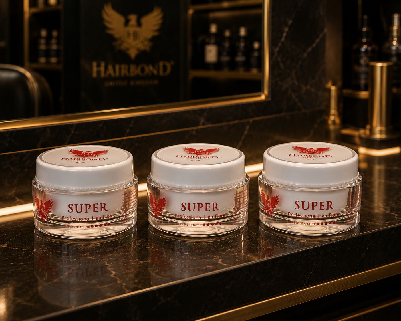 Hairbond Super Fibre x3 | Professional Hair Styling Product | Strong Hold, Texture & Control