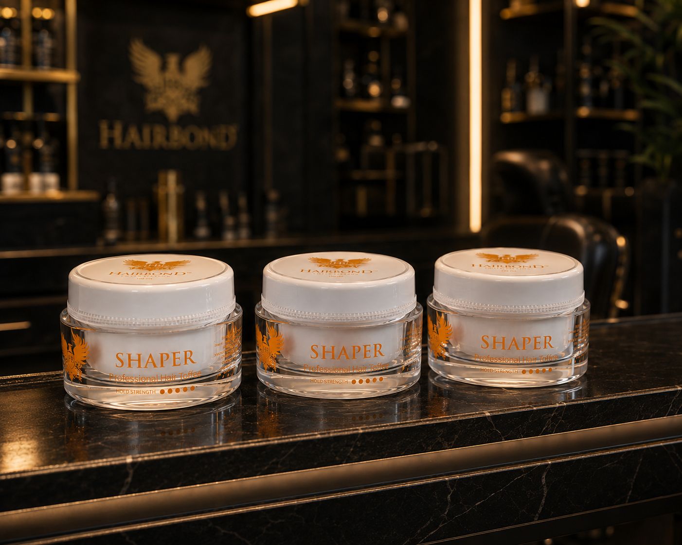 Hairbond Shaper Toffee x3 | Professional Hair Styling Product | Premium Hold & Texture