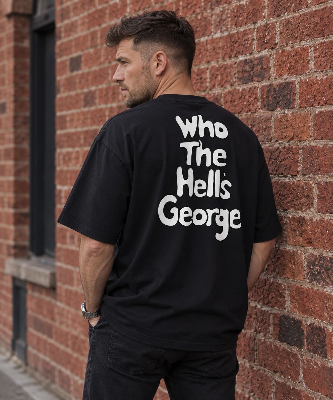 Who the Hell’s George Oversized T-Shirt