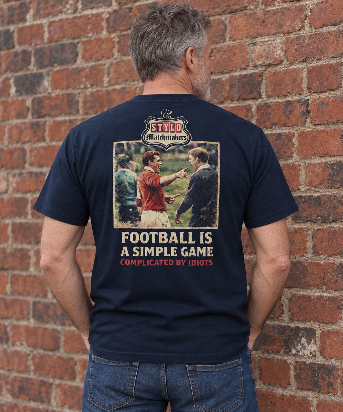 Football Is Made Complicated by Idiots Oversized T-Shirt