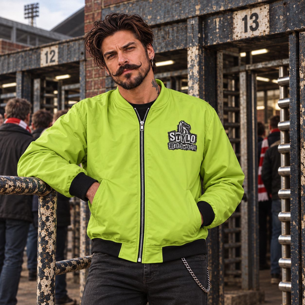 Punk Football Bomber Jacket Punk Football Bomber Jacket