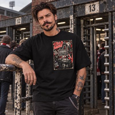Punk Football Oversized T-Shirt