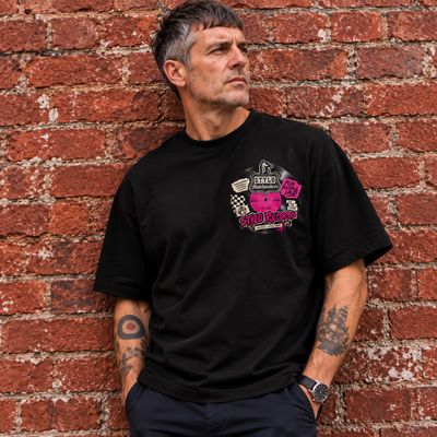 Punk Football Stylo Records Oversized T-Shirt 