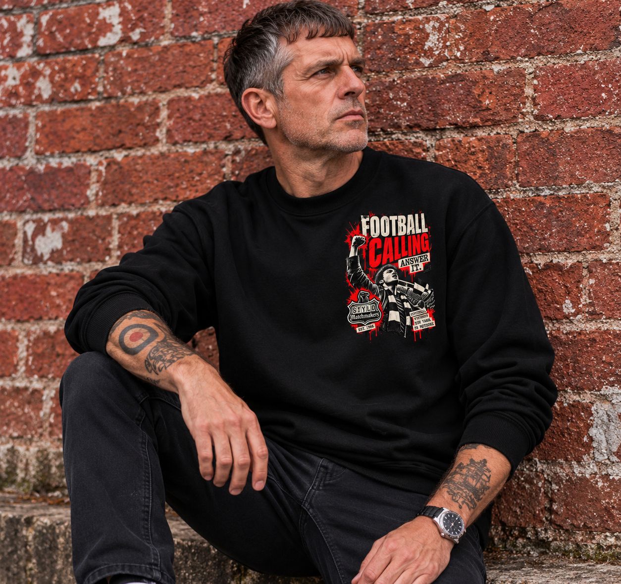 Punk Football Calling Sweatshirt Punk Football Calling Sweatshirt