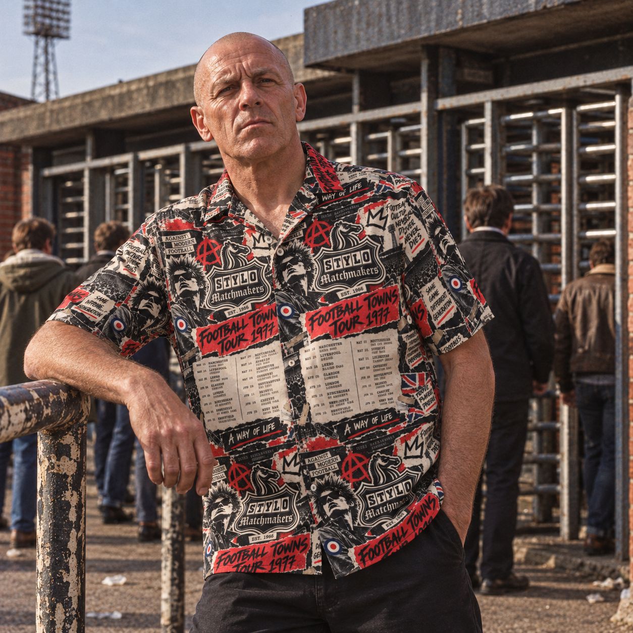 Punk Football Tour Oversized Shirt Punk Football Tour Oversized Shirt