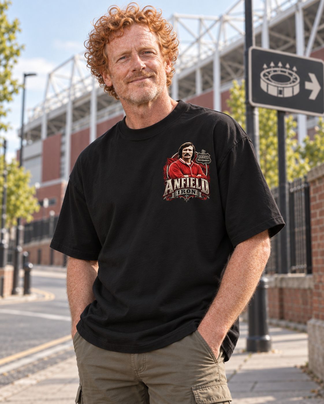 Anfield Iron Oversized T-Shirt 