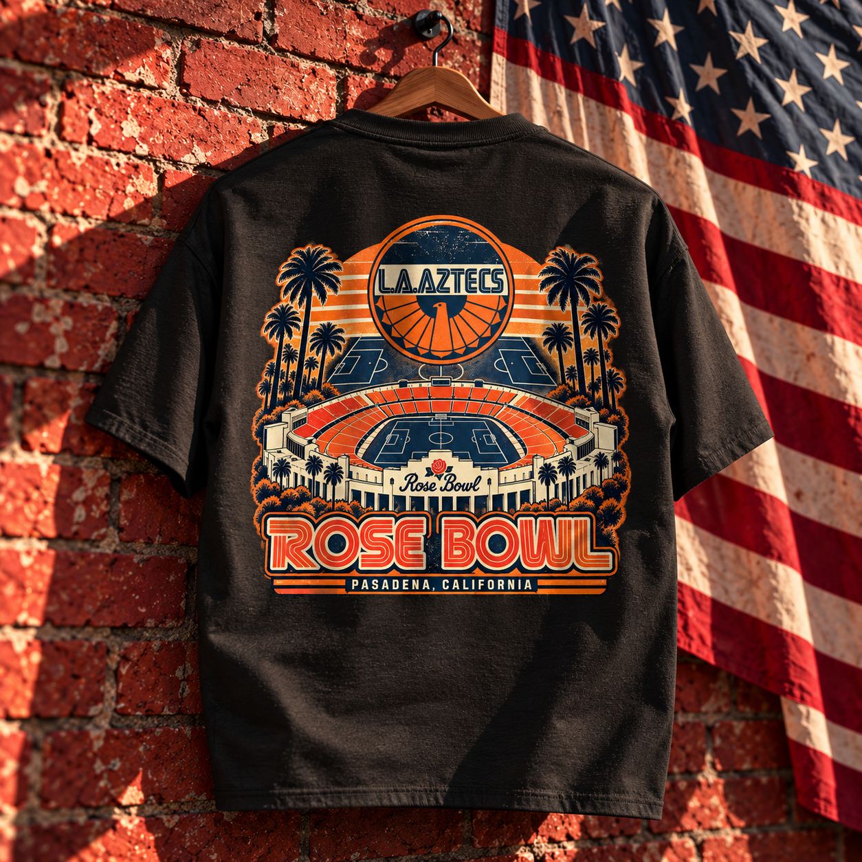 LA Aztecs Rose Bowl Tee