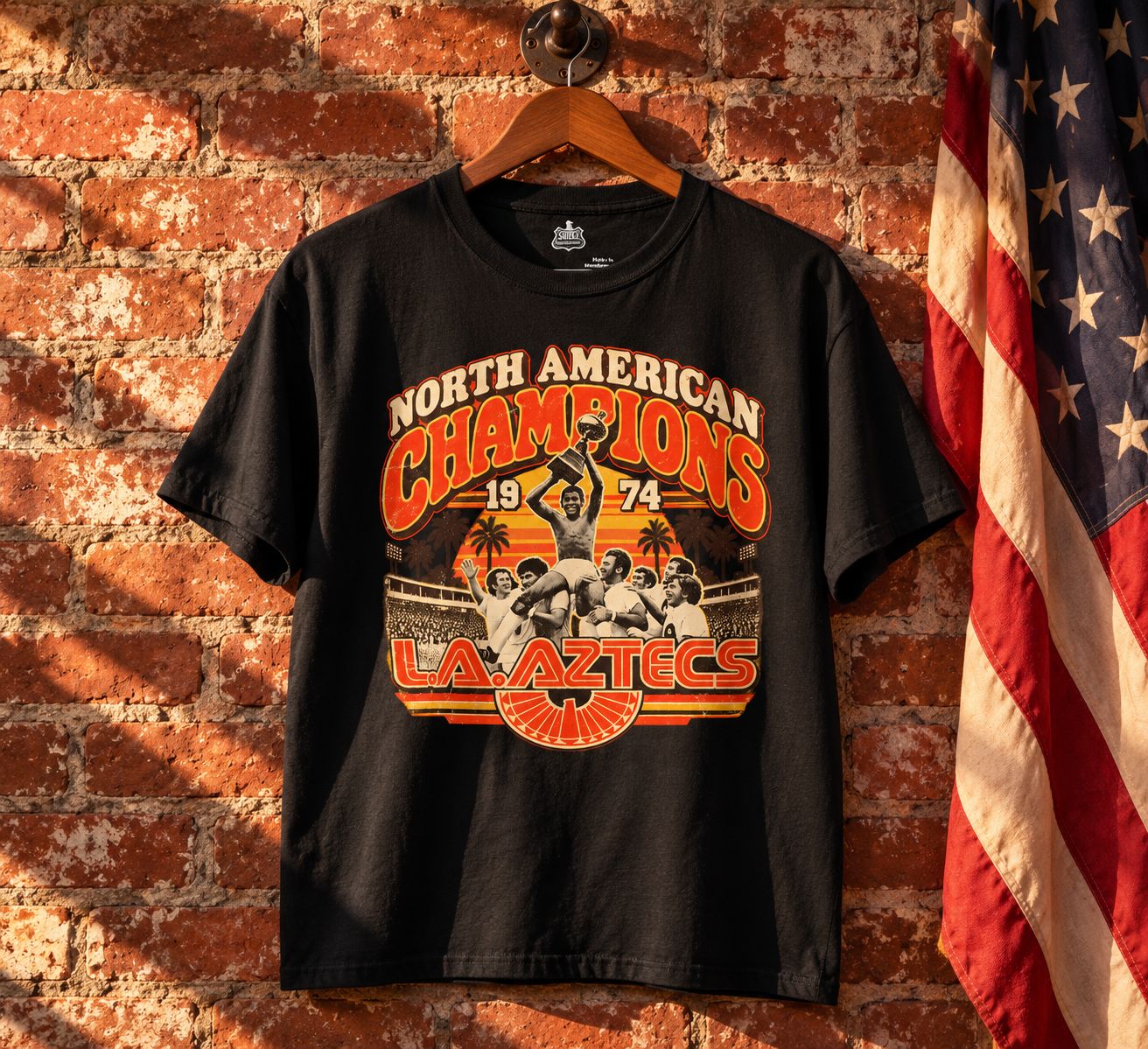 North American Champions 1974 LA Aztecs Tee