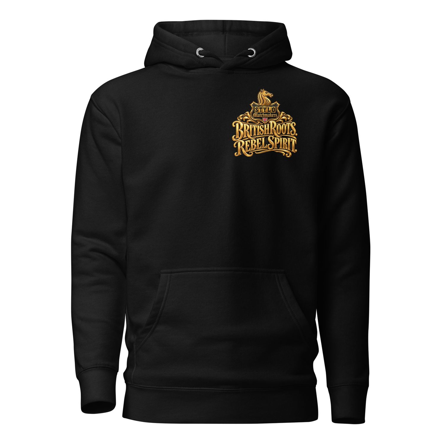 British Roots. Rebel Spirit. Hoodie