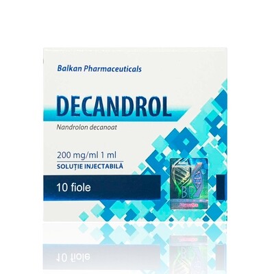 BK Nandrolone D (decandrol) - 10amp Principio attivo: nandrolone decanoato Produttore: Balkan Pharmaceuticals Unità: 10 x 1 ml amp (200 mg / ml)