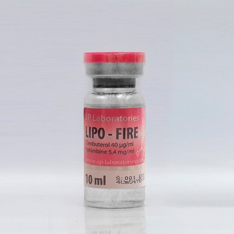 SP Lipo-Fire Principio attivo: clenbuterolo yohimbina Produttore: SP Laboratories Unità: 1 flaconcino (40 ug / ml 10 ml