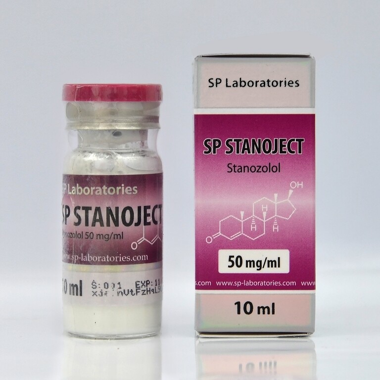 SP Stanoject
Principio attivo: Stanozolol
Produttore: SP Laboratories
Unità: 1 flaconcino (50mg / ml 10 ml)