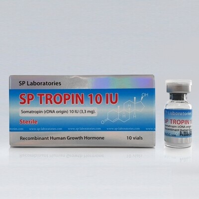 SP Tropin 10iu Principio attivo: somatropina (origine rDNA) Produttore: SP Laboratories Unità: 10 x 10 UI 3,3 mg