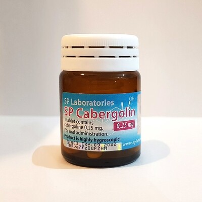 SP CABERGOLIN 20 compresse (0,25 mg / scheda)