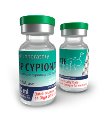 SP Cypionate Principio attivo: testosterone cypionate Produttore: SP Laboratories Unità: 1 flaconcino (200mg / ml 10 ml)