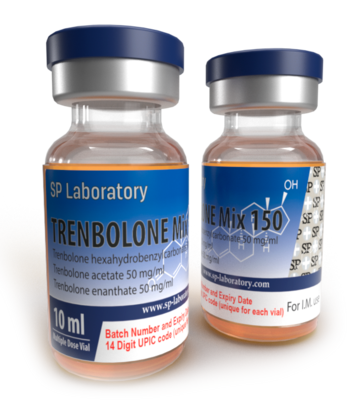 SP Trenbolone Mix 150 Principio attivo: Trenbolone Enanthate 50 mg. Trenbolone Acetato 50 mg, Trenbolone Esaidrrobenzilcarbonato 50 mg Produttore: SP Laboratories Unità: 1 flaconcino (150 mg/ml 10 ml)