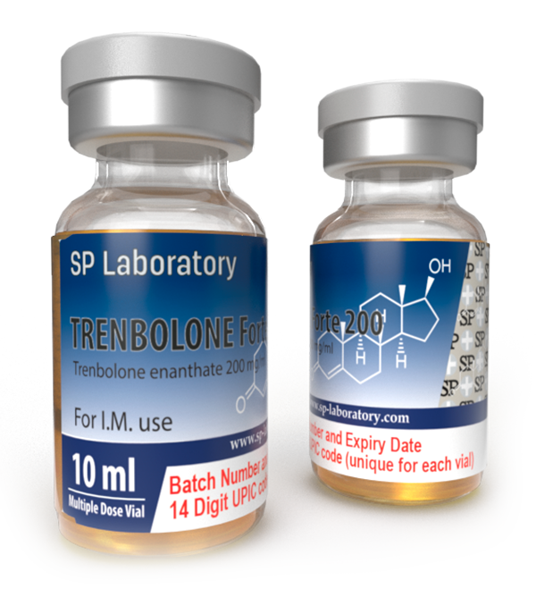 SP Trenbolone Forte 200. Principio attivo: Trenbolone Enanthate. Produttore: SP Laboratories. Unità: 1 flaconcino (200mg / ml 10 ml)
