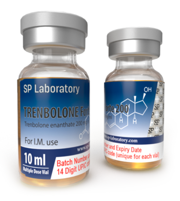 SP Trenbolone Forte 200. Principio attivo: Trenbolone Enanthate. Produttore: SP Laboratories. Unità: 1 flaconcino (200mg / ml 10 ml)