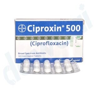 CIPROXIN 500
14 tabs x 500 mg
