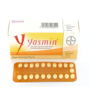 YASMIN
21 tabs x 0.03 / 3 mg