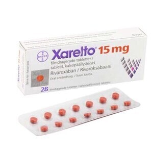 XARELTO 15 MG
28 tabs x 15 mg