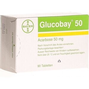 GLUCOBAY 50
90 tabs x 50 mg