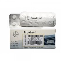 PROVIRON
20 tabs (25 mg/tab)