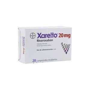 XARELTO 20 MG
28 tabs x 20 mg