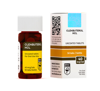 CLENBUTEROL HCL
50 tabs (40mcg/tab)