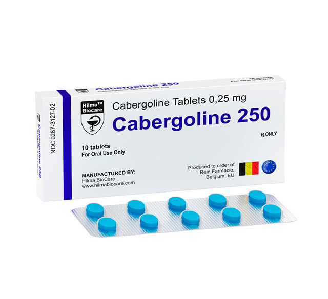 CABERGOLINE 250 HILMA
10 tabs (0.25mg/tab)