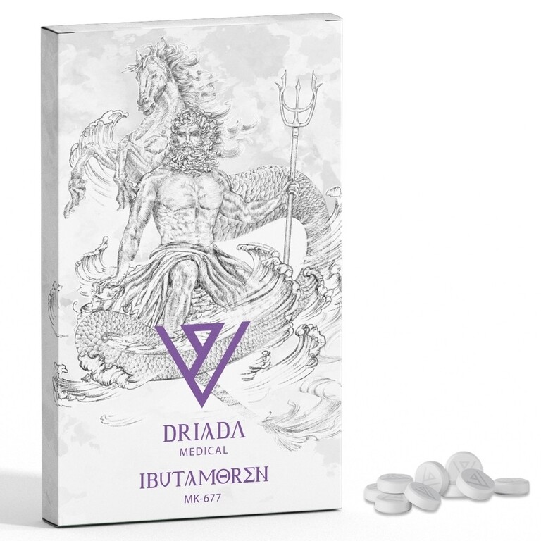 DRIADA IBUTAMOREN (MK-677)
50 tabs (10mg/tab)