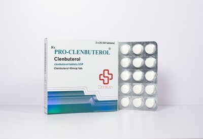 PRO-CLENBUTEROL
50 tabs (40 mcg/tab)