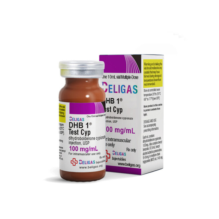 BELIGAS DHB 1-TEST CYP
1 vial (100mg/ml 10 ml)