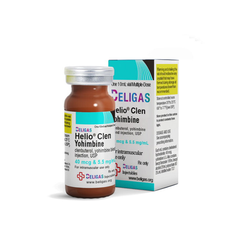 BELIGAS HELIO-CLEN YOHIMBINE
1 vial (5.8mg/ml 10 ml)