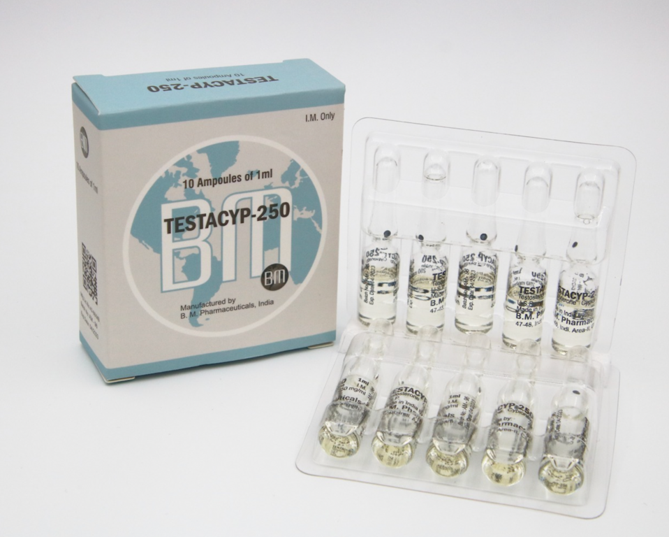 BM Testacyp 250 10 fiale (250 mg/ml 1 ml)