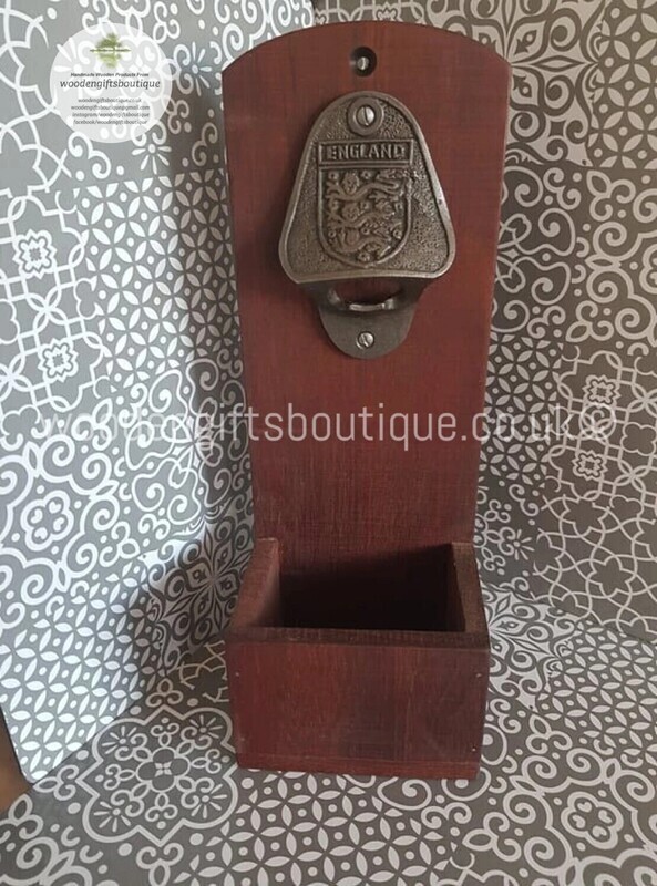 England Beer Bottle Opener And cap Storage