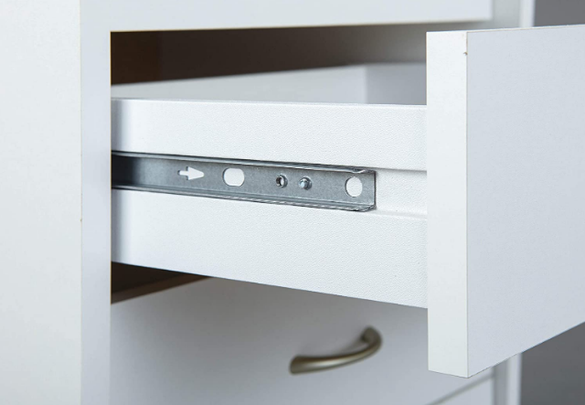 Drawer Unit Inter Link Roll Container – Storage with Plastic Rollers and Silver Handles for Easy Organization and Mobility