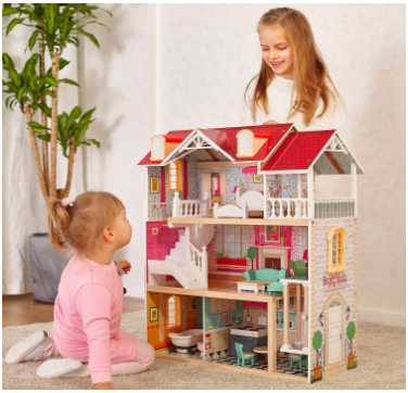 Large Doll house Toy for Kids with Furniture
