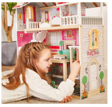 Large Doll house Toy for Kids with Furniture