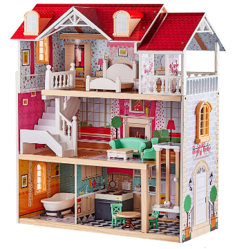 Large Doll house Toy for Kids with Furniture