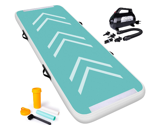 Inflatable Gymnastics Tumbling Mats for Safe and Convenient Practice, Tumbling, and Exercise Sessions